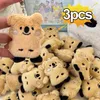 Porte-clés 1/3pcs mignon peluche koala porte-clés jouet peluche poupée jouets imitation fourrure moelleux sac à dos sac pendentif fille cadeaux