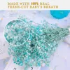 Decorative Flowers Blue Dried Baby's Breath Bouquet Perfect For Autumn Halloween Decor Christmas Weddings DIY Natural Home Bouquets