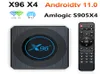 Android 11 TV Box X96 X4 AMLOGIC S905X4 4G 64GB RGB Light TVBox Support AV1 8K Dual WiFi BT41 32GB SET TOPBOX X96X440477933