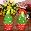 Serviette de Noël Cake Shape Snowman Dinner Decor Year Broidered for Home Tree Towels Cadeaux mignons d'enfants