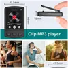 MP3 MP4プレーヤープレーヤースポーツクリップBluetooth5.2 8128GB 1.8インチカラーSN DIGTAL VOICE RECORDER ESPIA FM Radio Clock Music Walkman DHB2F