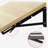 Multiple Sizes Triangle Folding Angle Bracket Heavy Support Adjustable Wall Shelves Mounted Table Shelves Home Hardware