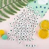 100pcs 12mm silikon harfler boncuklar bebek alfabesi diş çıkarma boncukları teether bpa ücretsiz diy emzik zinciri kişiselleştirilmiş aksesuarlar