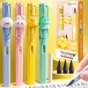 Śliczny wieczny ołówek z gumką HB 0,5 mm pióro dla szkoły Infinite Pencil Kawaii Supplies