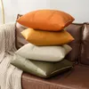 Cuscino in pelle di divano in pelle cover cover cuscino decorativo custodia decorativa entrambi i lati