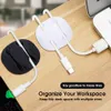 1/10pcs Cable Clips Self Adhesive Cord Corders Ideal Cable Cords Management pour organiser les fils de câble dans le bureau du bureau à domicile