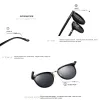 Sonnenbrille Aevogue Neue Frauen Retro fahren polarisierte Sonnenbrillen Männer Mode koreanische Outdoor -Brille Marke Design UV400 AE0819