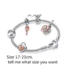 Sterling Silver Charm Designer Bracelets for Women Luxury Jewelry Diy Fit Pandoras Disnes Spider Bracelet Set Christmas Party Holiday Gift with Box 2162