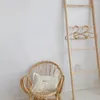 Hangers 1PCS Rattan Little Clothes Hanger Kids Garments Organizer Rack Children Room Decoration For