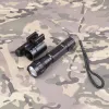 Kapsamlar Taktik Metal Şarj Edilebilir Silah El Feneri Kırmızı/Yeşil Dot Lazer İşaretçi Airsoft Tüfek AR15 M16 Av Teşhabı