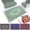 1:12 Couvre-sol à échelle Dollhouse Tapis Turc Style Tile Mat d'œil de Persia ACCESSOIRES DU RAP TOVATE