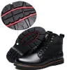 Botas botas de inverno homens homens confortáveis térmicos couro de couro sapatos de clancos preto mola de primavera casual de alta qualidade à prova d'água bota de tornozelo