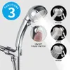 1 Set, High Pressure Handheld Pause Switch 3 Spray Modes Removable Camper Shower Head with Adjustable Angle Bracket Hose - Perfect for Bathroom Accessories and