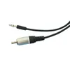 3,5mm TO RCA Tek Lotus Kablosu 1 Metre Ses Kablosu 3.5 TV Hoparlör DVD Amplifikatör Bağlantı Adaptörü