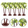 Fiori decorativi piante piante artificiali in cartonatura di plastica palma finta decorazione mini cocco bonsai indoor