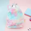 Bolsas escolares backpack color cor sólida saco de viagem estudante menina crossbody women mini para meninas