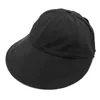 Bérets chapeau pour femmes au printemps et en été, couleur unie, grand bord pliable, bec de canard pour hommes, cyclisme en plein air, Protection solaire