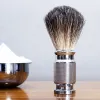 Brosse Magyfosia Miel Pur Blaireau Cheveux Blaireau Classique Fabriqué À La Main Diamants Poignée Antidérapante Barbier Outil De Nettoyage Du Visage pour Hommes