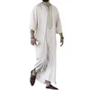 Muzułmańska moda islamska odzież Kurta Men Jubba Thobes arabski kaftan abaya długie szaty djellaba homme eid Ramadan modlitewne sukienka 240329