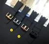 28mm Black nature Rubber silicone Watchband Men Watch Band For strap for belt offshore oak on1969358