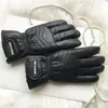 Genuine Goatskin Leather Gloves Super Thick Lining Motorcycle Gloves Are Windproof, Warm And Surable, Both For Men And Women