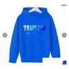 Clothing Sets Tracksuit Trapstar Kids Designer Clothes Baby Printed Sweatshirt Mticolors Warm Two Pieces Set Hoodie Coat Pants Fasion Ott3D