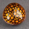 그릇 자연 기하학적 모양 코코넛 껍질 그릇 요리 부엌 페인트 공예 홈 장식