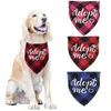 Bandanas de vêtements pour chiens adopter des dossiers réglables à plaid pour chiens