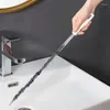 Duschgardiner Sink Drain Scrub Brush 4st Badrum Rengöring 17,7 tum Renare verktyg Hängbart Böjbart kök