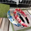 Tie Dye Hair Band for Women Floral Print Bands Fashion Letter LETTER ACCESSOIRES GILLE YOGA SPORT BANQUE