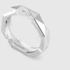 Bandrings Fashion Ring 925 Ring Sterling Silver Rings Link naar Love Stud Ring Rings For Heren en Women Party Wedding Engagement Sieraden Liefhebbers Gift