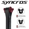 SYNCROS full carbon fiber seatpost half matte gloss mountain bikeroad bike light 272308316mm 240325