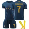 Nassr Jersey Al FC Away No Ronaldo Mane Football Shirt Saudi Arabia League Adult Children S Set et