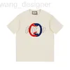 Женская футболка дизайнер роскошная модная бренда, контрастная и взаимосвязанная буква с коротки