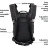 Rucksack 14 Rucksack für Männer Wanderzoll Reise Taktische Anpassungen Notebook Frauen Molle Cycling klein