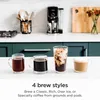 Cafeteiras de cafeteira Sistema de café profissional Sistema de serviço único k-cup compatível com 12 xícara de café.Novo nos Estados Unidos Y240403