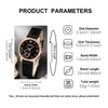 Orologi da polso "Watch Fashion Watch Fashion Casual Inceltz Women Simple Borse Set Dress Clock Montre Femme"