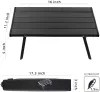 Mobilier extérieur camping table portable pliable mini pour visites plage tente pique-nique barbecue table