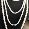 2024 ZAファッションブラックホワイトマルチレイヤー模倣真珠ネックレス女性インドの声明大きなカラーチョーカーネックレスジュエリー240327