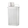 Bottiglie di stoccaggio 1pc Disternitore detersivo ermetico Scatola polvere Clear Washing Liquid Contenir with Lids Jar