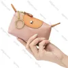 2024 Nouveaux portefeuilles en cuir authentiques Small Glosp Glans Bag de grande capacité pour femmes Soft Cow Hide Coin Livraison gratuite 10A