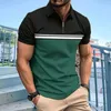T-shirts masculins pour hommes Nouveaux hommes à manches courtes décontractées Polo Office de mode T-shirt pour hommes