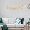 Tapisserier vägg macrame stora hängande boho tasslar Garlandbanner med träpärla hemkonstdekoration för sovrum