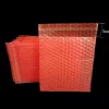 Mailers 100Pack Selfadhesive Envelope Red Bubble Packing Bags PE Antistatic Shockproof Packaging Bag Double Film Bubble Bag