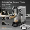 Coffee Makers 20 bar semi-automatic powder coffee machine with milk steam foam stick for espresso cappuccino latte and mocha Y2404030S2Q