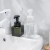 Garrafas de armazenamento Garrafa vazia Espuma de banho Press-on Hand Sanitizer Dispenser Transparente Portátil Bubbler Square Pump Head
