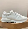 Utmärkt Run Away Men Sneakers Shoes Grain Leather Läder Trainers Man Luxury Brand Casual Walking Man bekväm daglig löpare Sport EU38-46