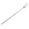 Forks 1pc Bonfire ao ar livre Camping Campo de cozinha retrátil de madeira de madeira de cor de madeira Fork