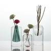 Vases 1pc Glass Vase Home Room Decor Wedding Hydroponic Flower Pot Bottle Double Container Crafts Ornament