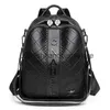 Backpack Style New Womens Bag Prem Double Ombro Moda de mão única Mão simples e moderna Versátil Capacidade prática para viajar H240403